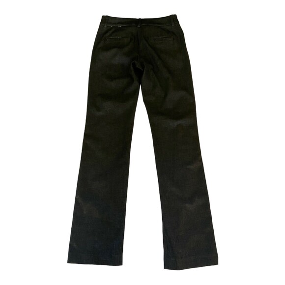 Express Work Pants Charcoal Gray Size 00R Low Rise Flat Front Barely Boot Editor - Picture 8 of 15